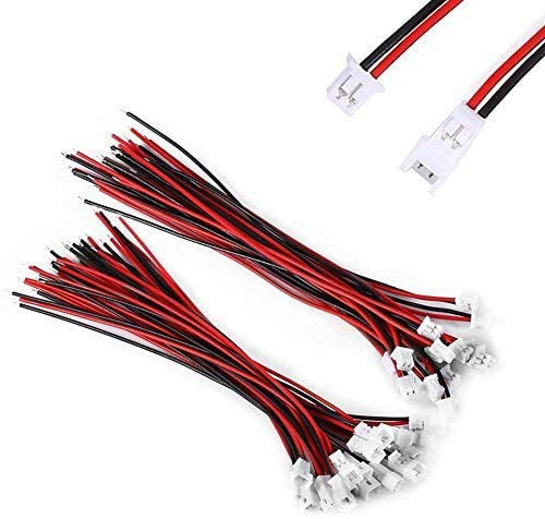 مايكرو البسيطة JST PH XH2.0 الإلكترونية سلك تسخير 2Pin موصل التوصيل ذكر سيليكون