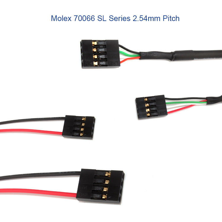 موليكس 50-57-9404 سلك مخصص مع موصل SL 2.54mm 4 Way 70066