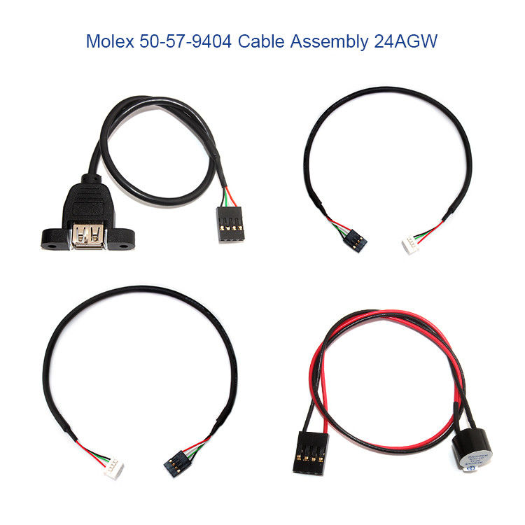 موليكس 50-57-9404 سلك مخصص مع موصل SL 2.54mm 4 Way 70066
