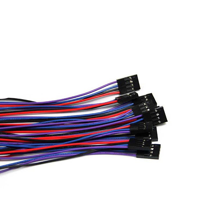 كابل دوبونت سلك توصيل من أنثى إلى أنثى مسطح 2.0 مم للطابعة ثلاثية الأبعاد 4PIN