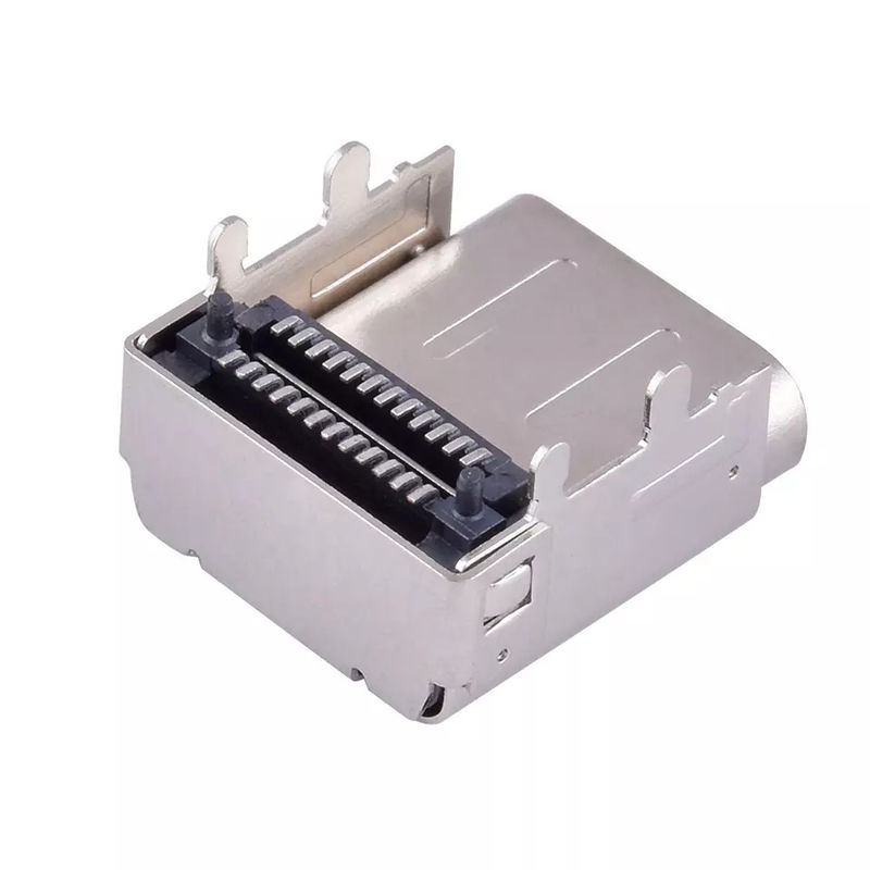 موصلات SUS301 USB من النوع C 24Pin ارتفاع نوع CH3.4 إطالة