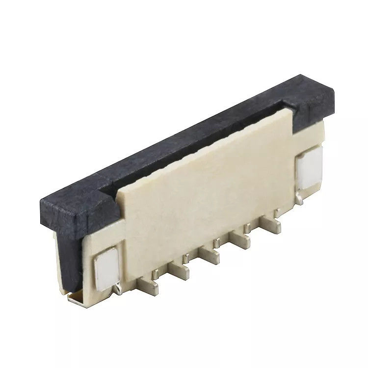28Pin 1.0mm الملعب SMT نوع عمودي ZIF FPC سلك موصل إلى المجلس