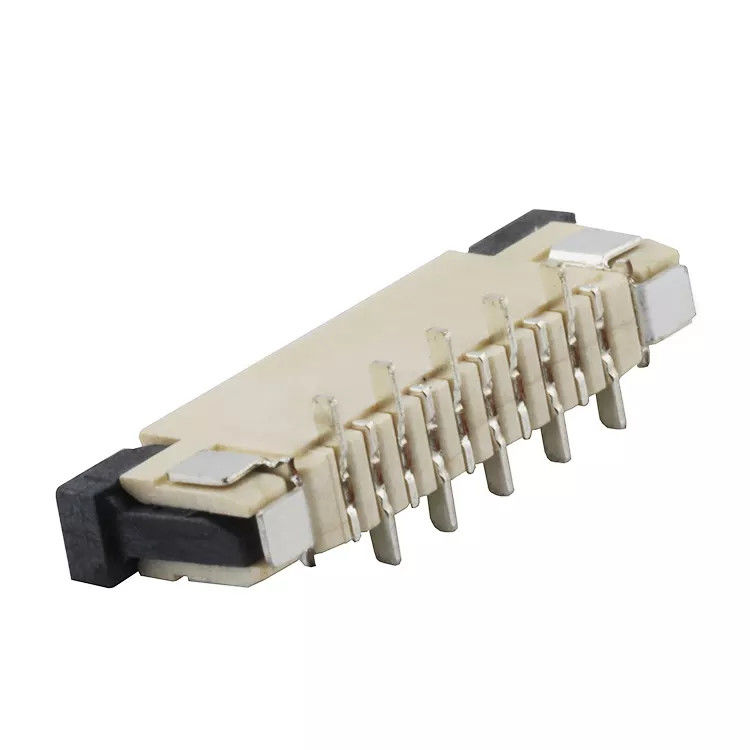 28Pin 1.0mm الملعب SMT نوع عمودي ZIF FPC سلك موصل إلى المجلس