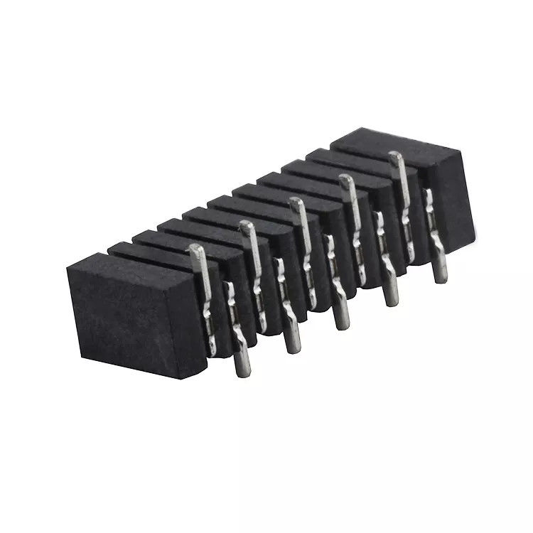 أسود 1.0mm الملعب عكس اتجاه الاتصال الرأسي SMT نوع FPC شريط الموصل إلى شريط