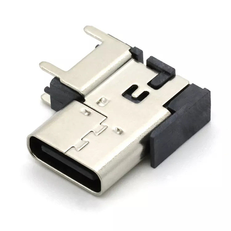 تستقيم الجانب USB 3.1 نوع C موصلات مقبس أنثى 16Pin