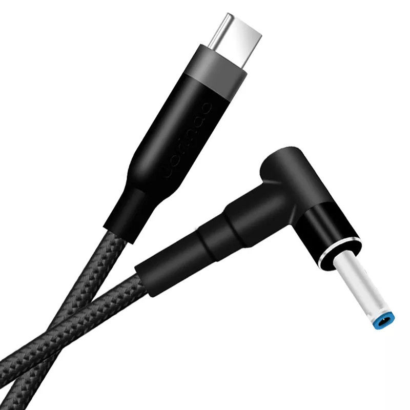 100W DC 4.5x3.0mm USB Type C PD DC 4530 ذكر محول لشحن دفتر HP
