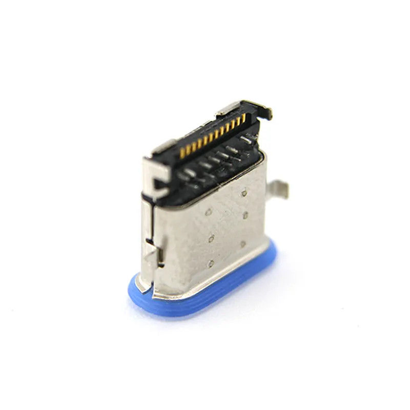 24Pin USB نوع C موصلات أنثى مقاوم للماء منتصف جبل SMT