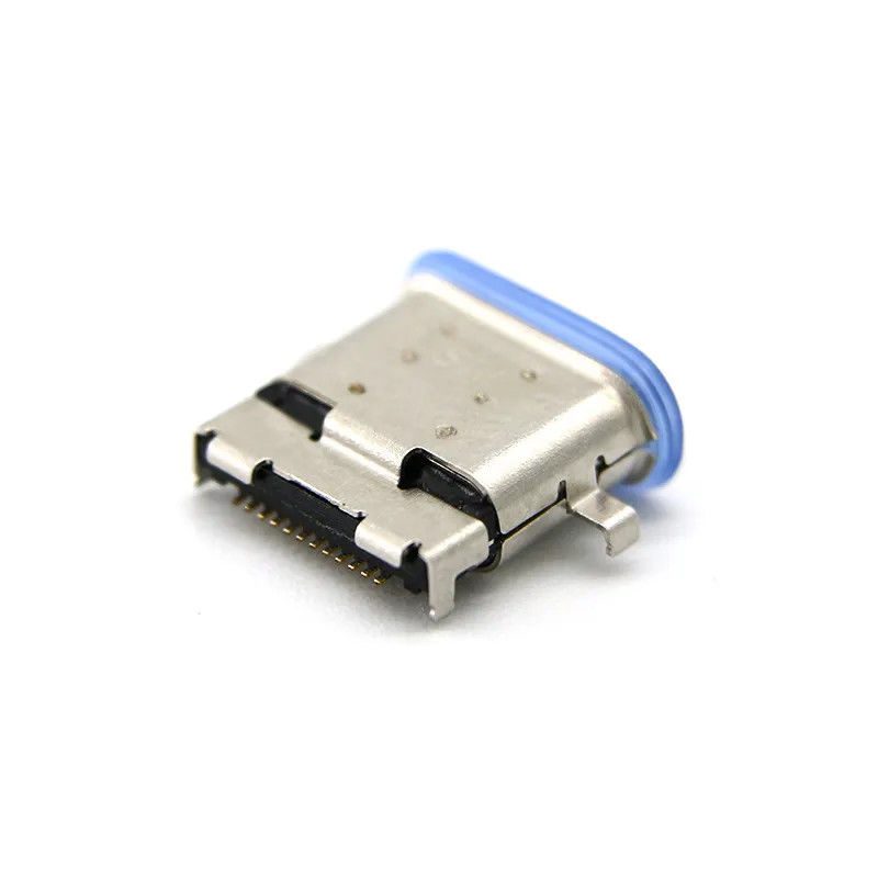24Pin USB نوع C موصلات أنثى مقاوم للماء منتصف جبل SMT