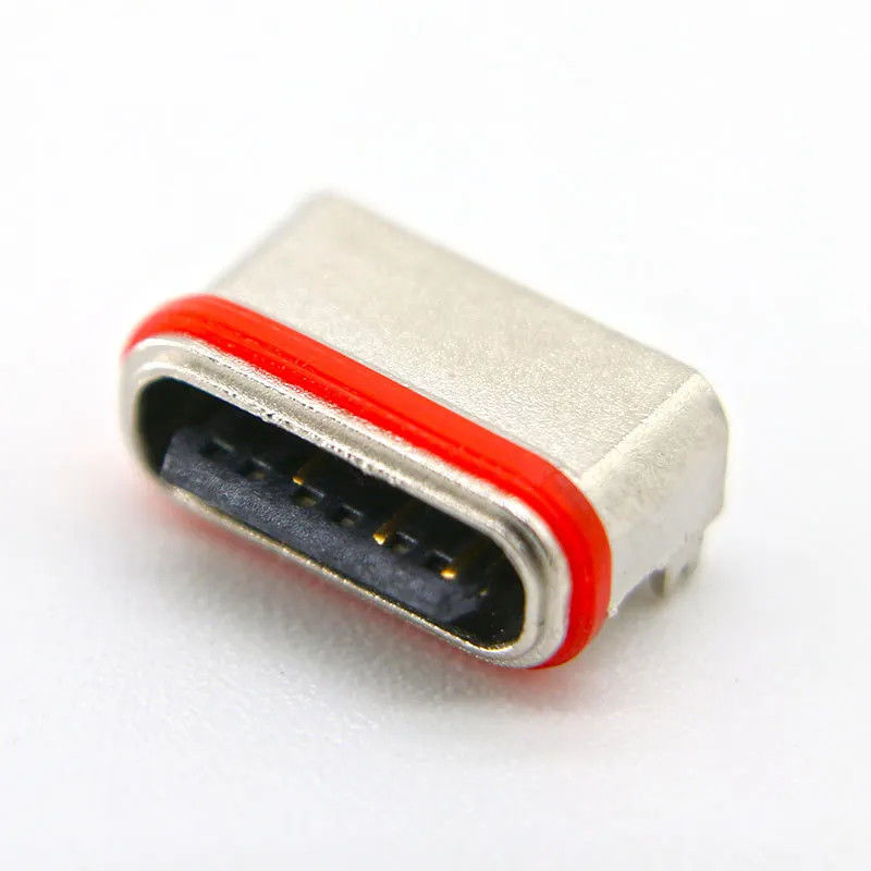 أنثى أفقي SMT 6 دبوس موصل USB3.0 USB3.1 للشحن