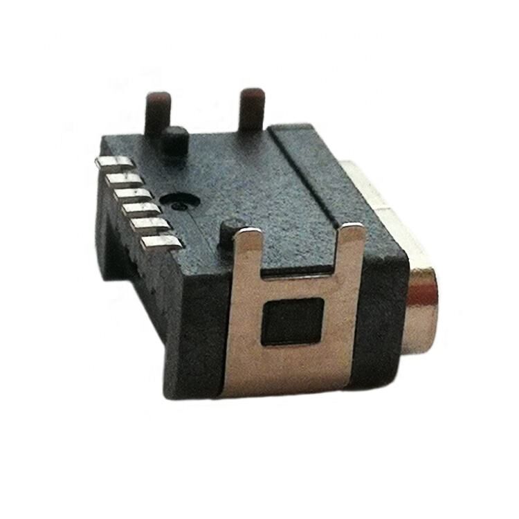 موصل USB مقاوم للماء IP67، موصل USB من النوع C أنثى بـ 6 سنون، تثبيت سطحي أفقي