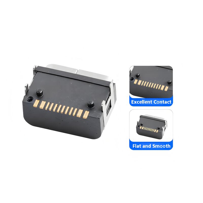 موصل أنثى من النوع C بـ 16 سنًا، تثبيت أفقي SMT، موصل USB مقاوم للماء 5A 20V