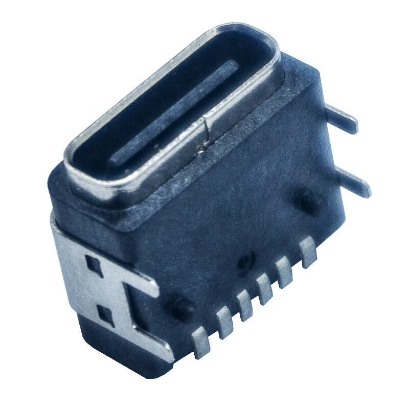 لوحة مضادة للماء جبل PCB 6 دبوس إمرأة USB نوع C