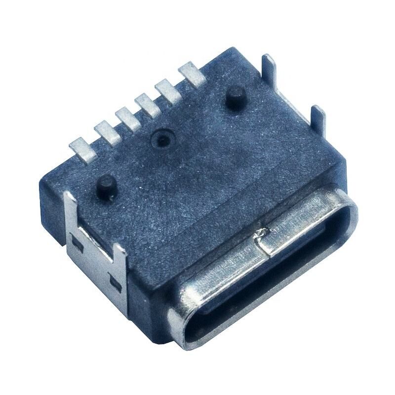 لوحة مضادة للماء جبل PCB 6 دبوس إمرأة USB نوع C