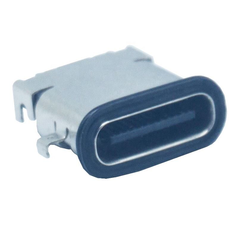 24pin 3.1 عازل المياه IPX7 USB C Connector لـ Smart Wear PCB Charger Connector Type solder c