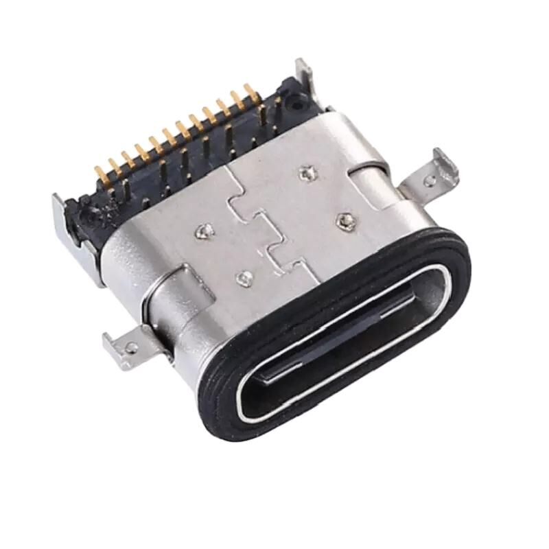 رابط USB من النوع C IP67 مقاوم للماء وسط الصعود USB من النوع C 3.0 SMT من خلال الثقب