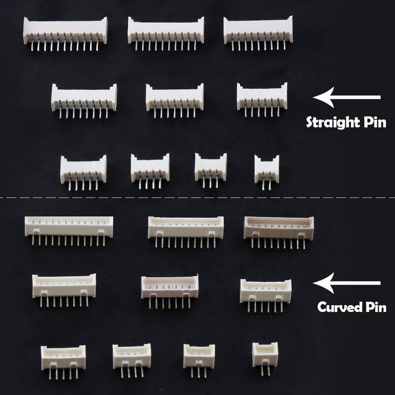 وصلة الوافر 1.25mm Pitch 2-16 Pin Dip Right Angl Jst سلك إلى جهاز توصيل