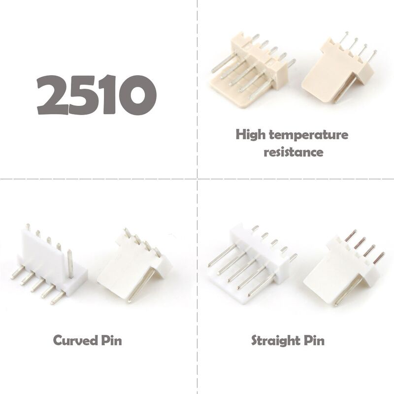 2.54 سلك إلى لوحة وافير رابط Lcp عمودي 90 درجة Jst 2.5mm Smt PCB رابط