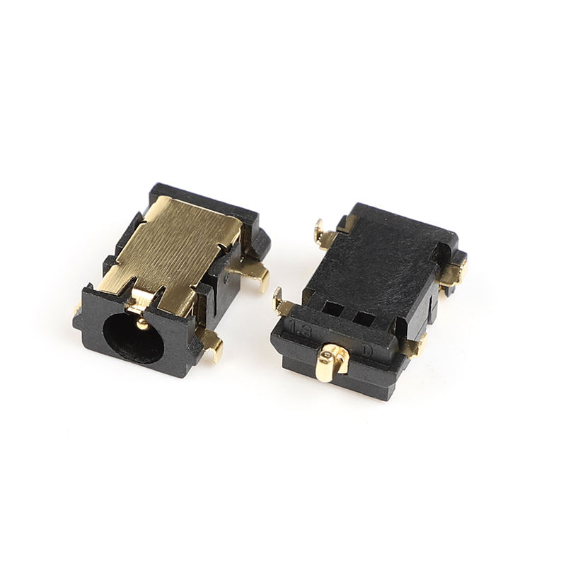 5 دبوس DC-058-1.3mm DIP النحاس الاتصال النايلون الإسكان DC محول الطاقة التوصيل أنثى جاك