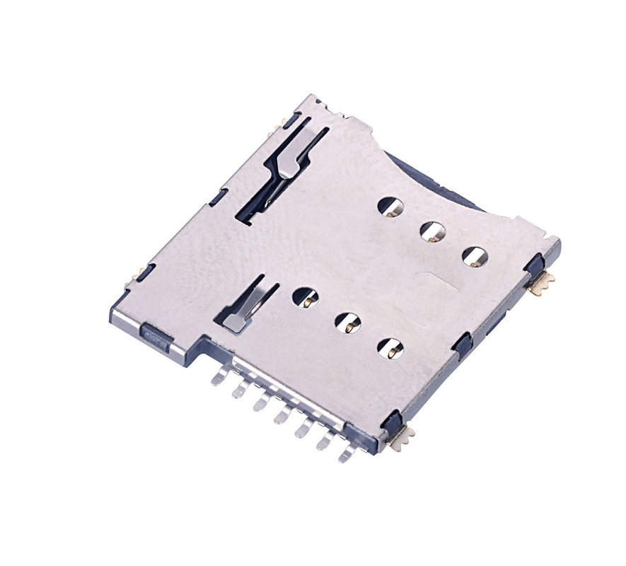 حامل بطاقة SIM نوع الدفع-الدفع Nano Micro 6pin 8pin رابط بطاقة SIM للهواتف المحمولة PCB