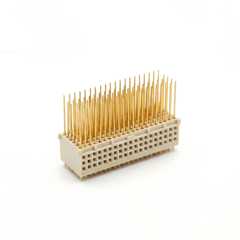 BTB 95 Pin Female Copper Alloy Press-fit Type Fish-eye Header Connector High-Speed Server Mainboard 1.5A 12V