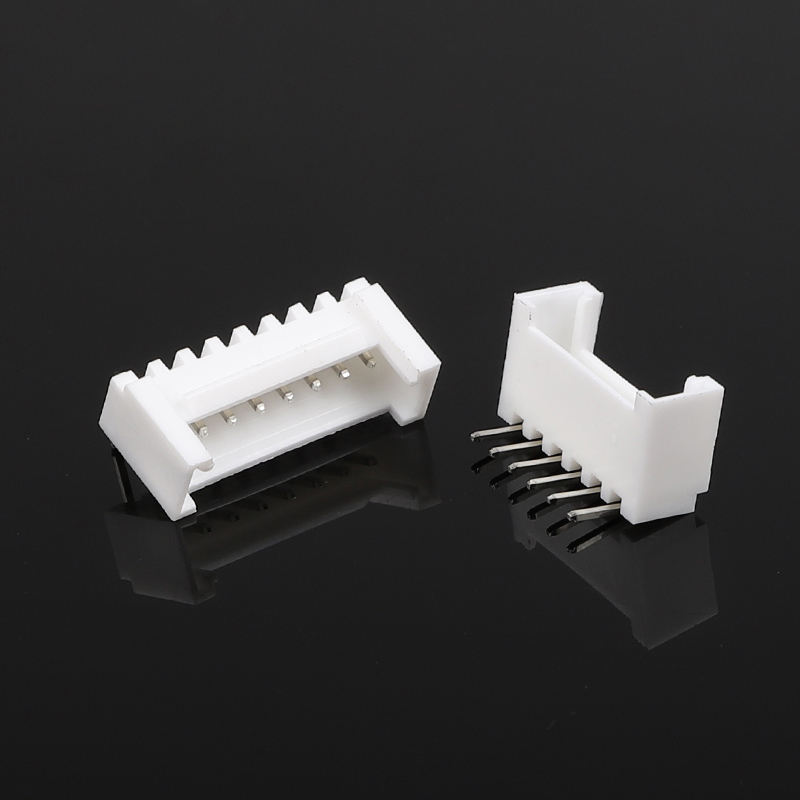 Wire Board Connector 90 Degree Horizontal Buckle Bent Pin 2.0mm Pitch Female Plug-in Nylon Housing