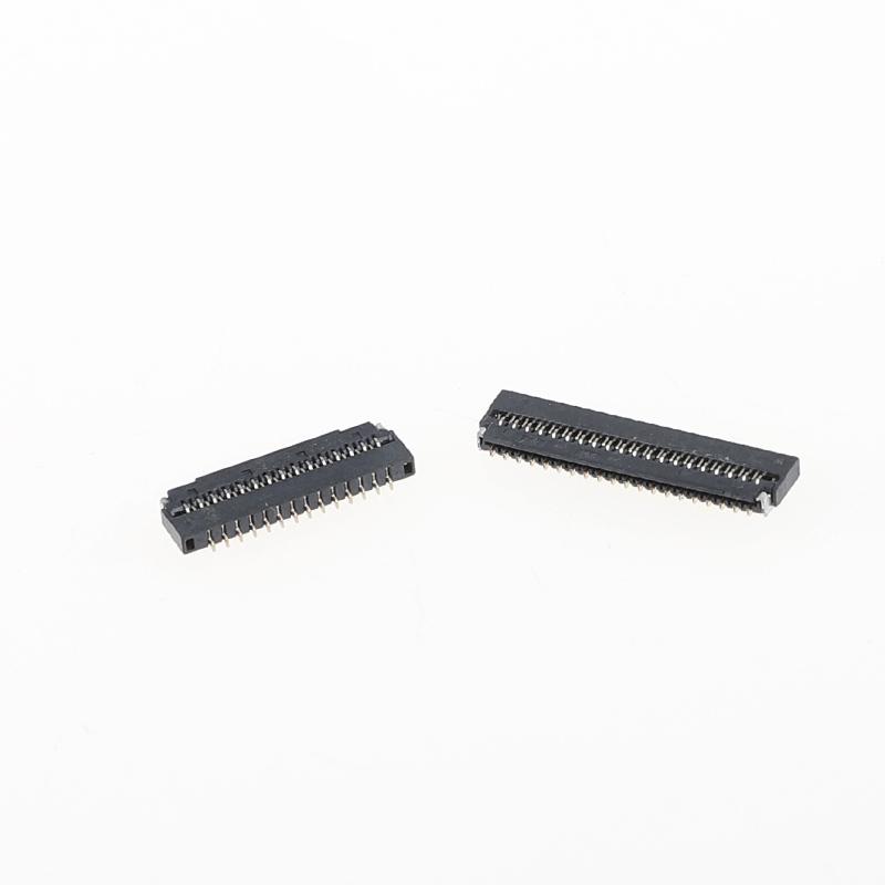 0.3mm Pitch Horizontal Lower FFC/FPC Connector for LCD Screen 13-71Pin Position