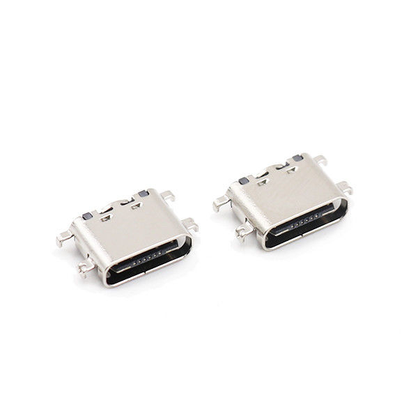 3.0 USB Type C Pcb موصل 3.1mm 16 دبوس Mid Mount USB C Female Socket