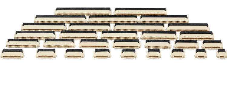 0.5mm الملعب المزدوج الاتصال FFC FPC موصل 6 دبوس SMT للعلامة الإلكترونية