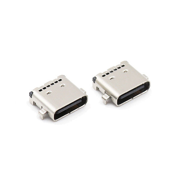 نوع الغرق SMT USB أنثى من النوع C موصل USB نوع C مقبس 24 دبوس
