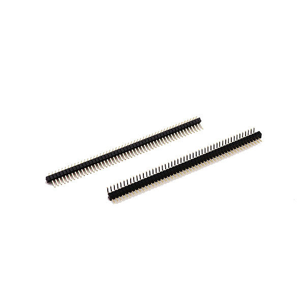 1.27mm الملعب ذكر موصلات رأس الزاوية اليمنى للوحة الدوائر الكهربائية PCB