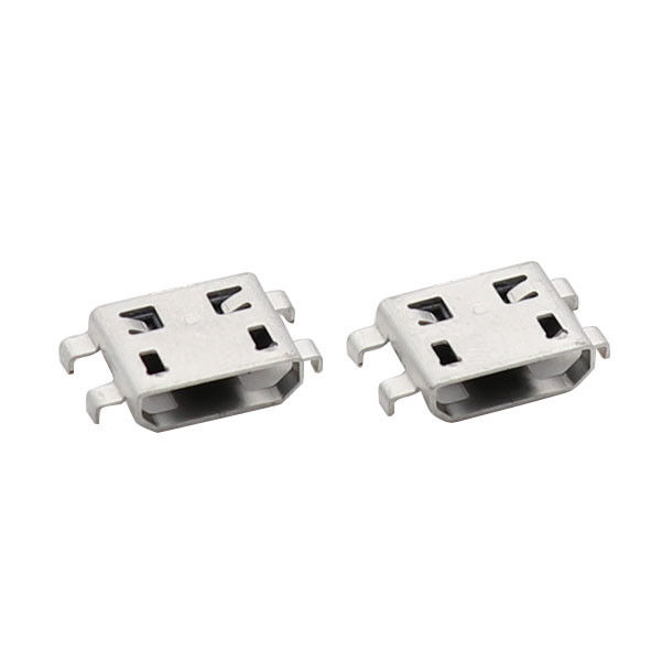 مايكرو 5P أنثى مقبس منتصف جبل موصل USB 0.8 مللي متر أربعة أقدام تراجع نوع الغرق