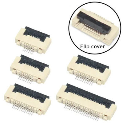 فليب اتصال FPC 0.5mm لPCB 4 5 6 8 10 12 14 16 18 20 22 24 26 28 30 32 34 36 40-60 دبوس